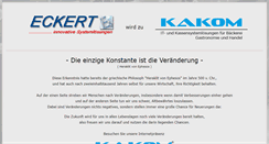 Desktop Screenshot of eckert.de