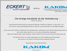 Tablet Screenshot of eckert.de